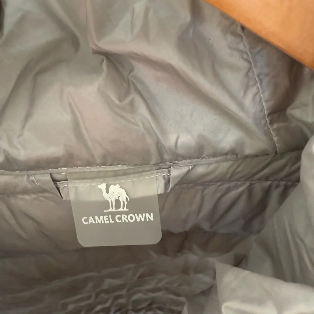 Camel Crown Lightweight Gray Puffer Jacket